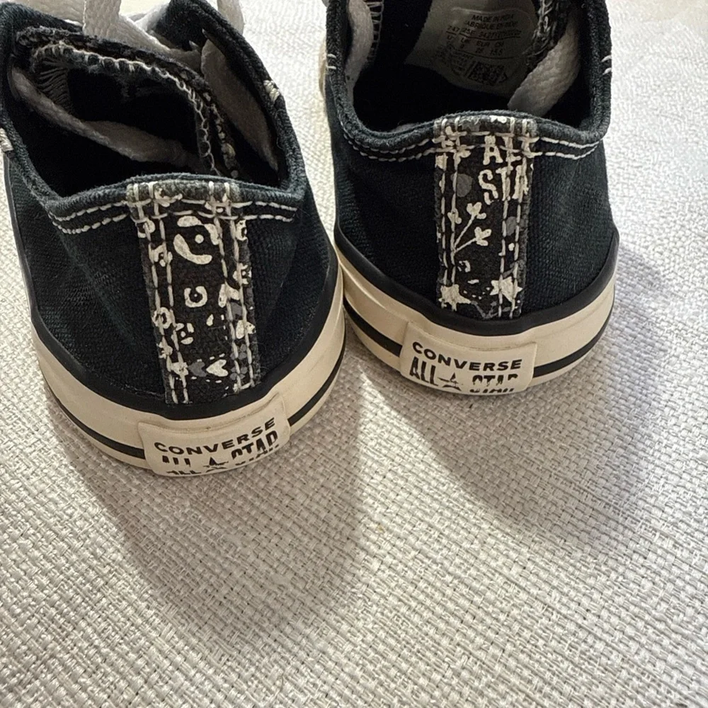 Converse Black and White Kids Sneakers